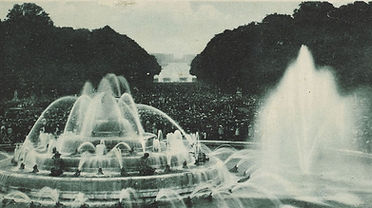 Les « grandes eaux » des bassins à Versailles