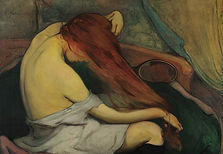 Wladyslaw Slewinski, Étude, 1897. Huile sur toile, 64 x 91. Musée national, Cracovie