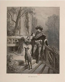 Gustave Doré, « Les deux Pigeons », 1867. Encre, gouache, lavis. BnF