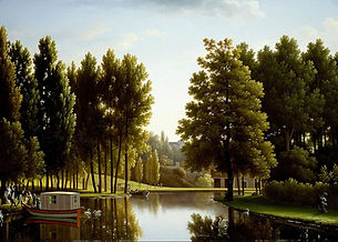 Jean-Joseph-Xavier Bidauld, Le parc à Mortefontaine, 1806. Huile sur toile, 87,6 × 128,3, Indianapolis Museum of Art