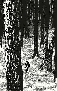 La marche de Brodeck en forêt