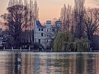 Les rives du lac d'Enghien