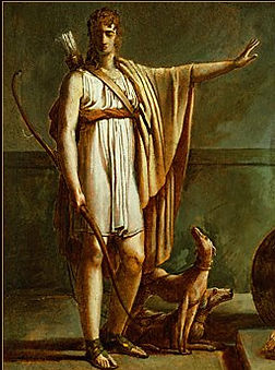 Pierre Narcisse Guérin,"Phèdre et Hippolyte", détail