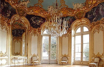 L'intérieur de l'Hôtel de Soubise, en style rocaille