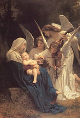 William Bouguereau, La Vierge aux anges, 1881. Huile sur toile, 213 x 152. Forest Lawn Museum, Glendale, Californie
