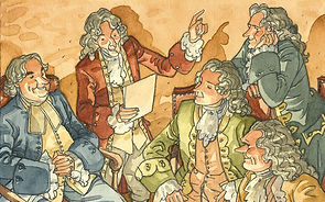 Jean-Michel Beuriot, Illustration pour Voltaire, le Culte de l’Ironie de Philippe Richelle, 2019