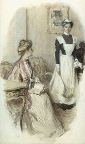 William Thomas Smedley, « Au service de la bourgeoisie », vers 1906, in Harper’s magazine, Bibliothèque du Congrès, Washington