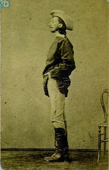 Tristan Corbière, Sous un portrait de Corbière EN COULEURS FAIT PAR LUI ET DATÉ DE 1868