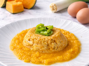 Tortino di zucca e porro
