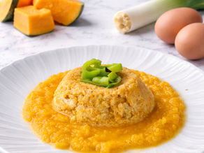 Tortino di zucca e porro