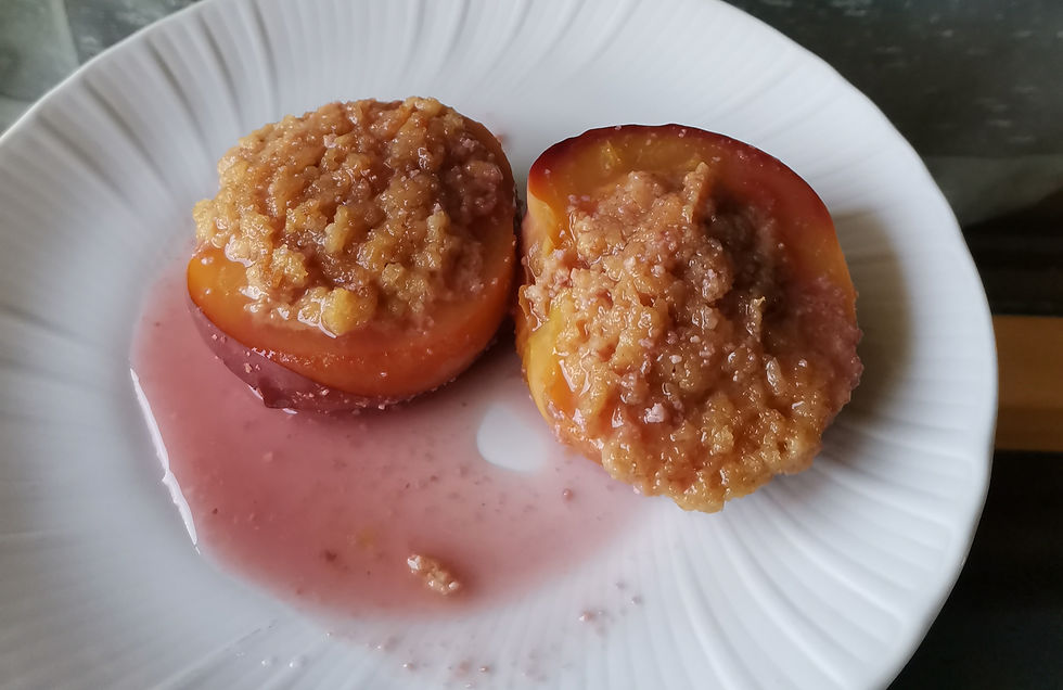 Pesche ripiene senza glutine