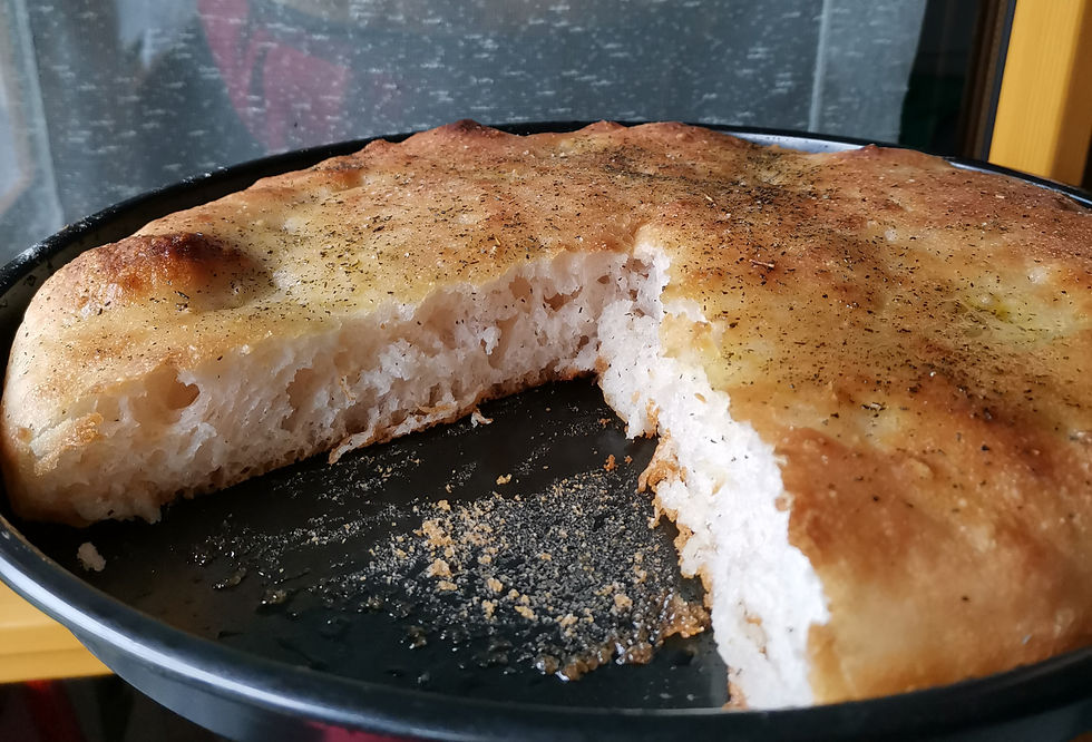 Panfocaccia piuma senza glutine