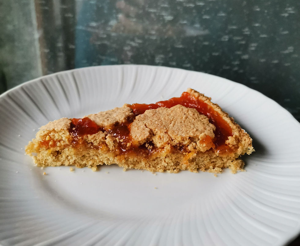 Crostata di avena senza glutine