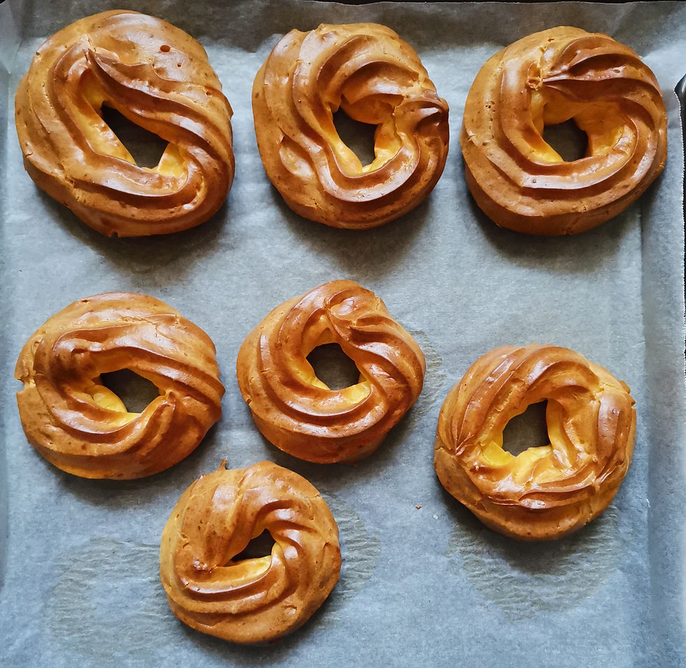 Zeppole di san Giuseppe al forno senza glutine