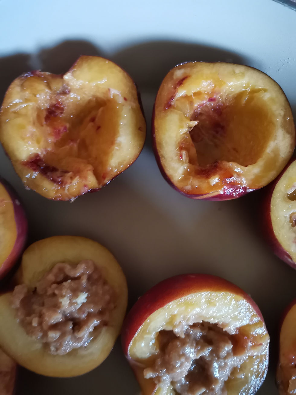 Pesche ripiene senza glutine