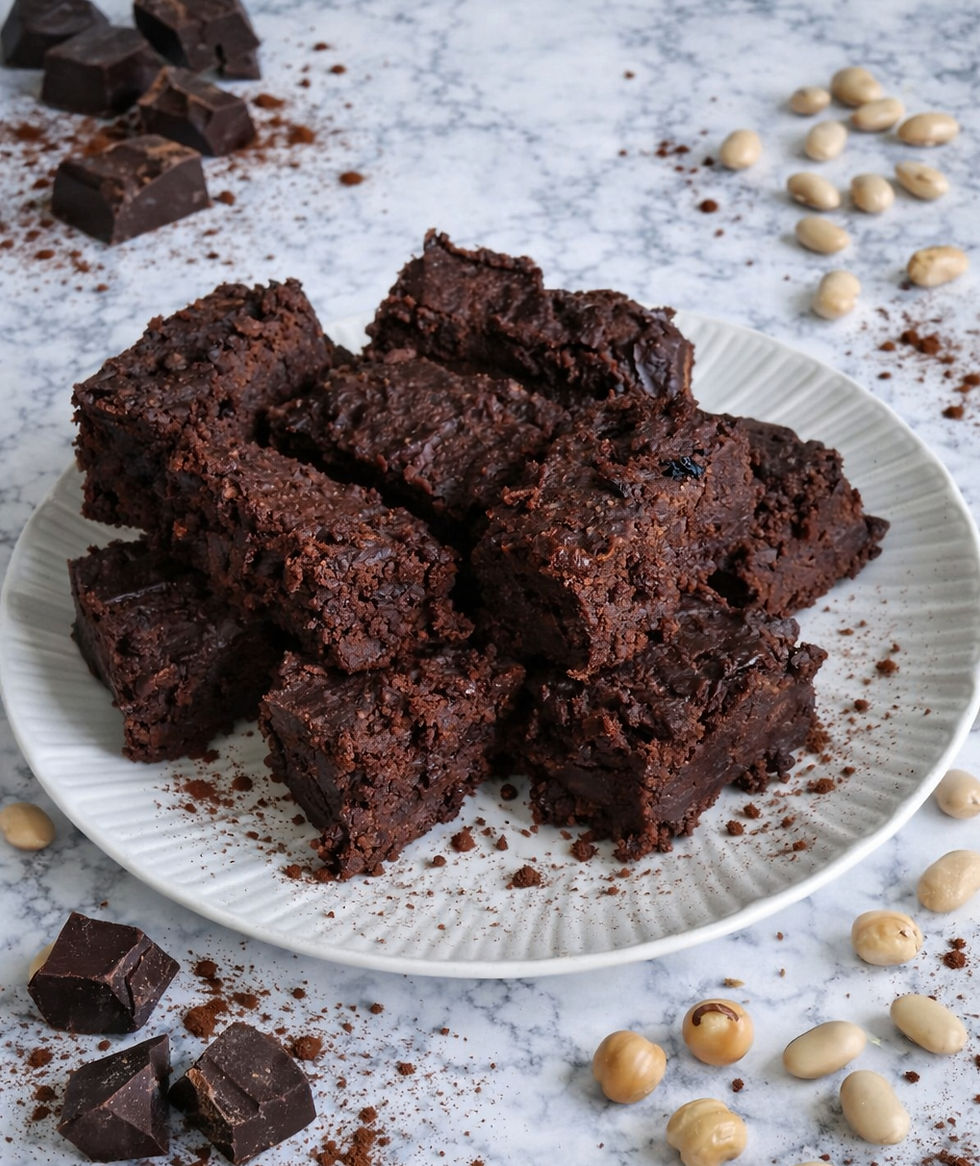 Brownies con i fagioli senza glutine