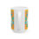 Thumbnail: Coffee Yoga Boundaries Mug, Bright Motivational Mug
