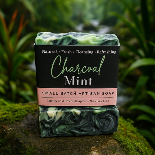 Charcoal Mint Soap | DeShawn Marie