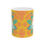 Thumbnail: Coffee Yoga Boundaries Mug, Bright Motivational Mug