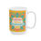 Thumbnail: Coffee Yoga Boundaries Mug, Bright Motivational Mug