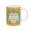 Thumbnail: Coffee Yoga Boundaries Mug, Bright Motivational Mug