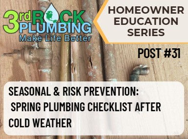 Spring Plumbing Checklist After Cold Weather