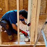 Home renovation, plumbing rough in