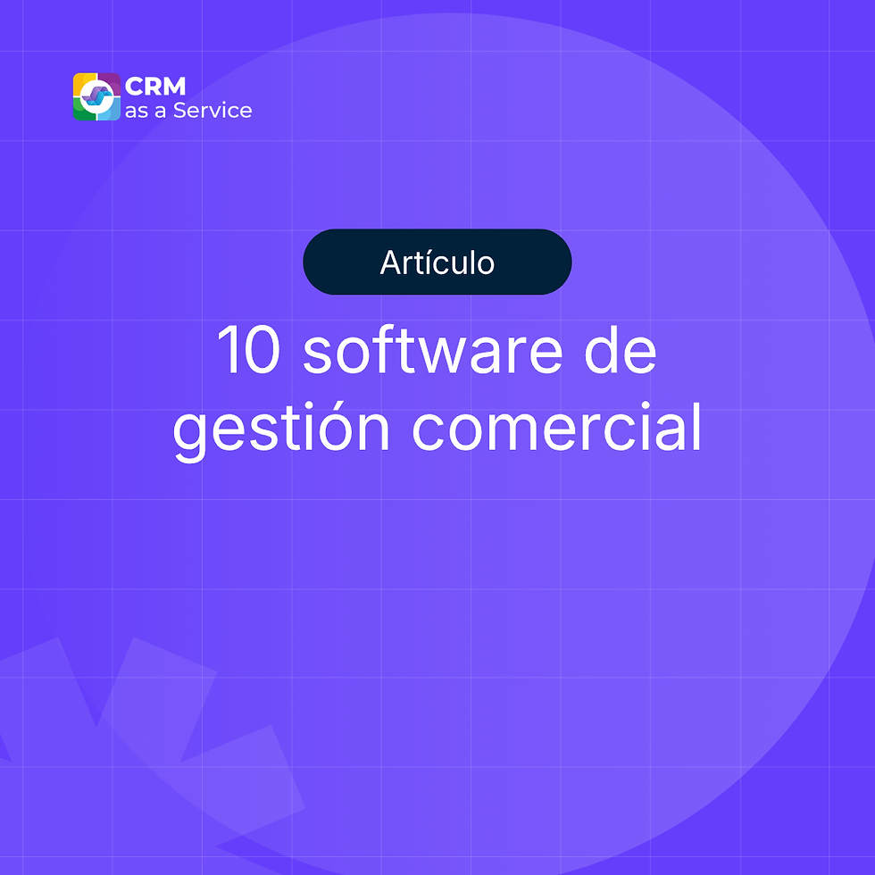 10 software de gestión comercial: comparativa 2026