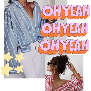 striped button downs