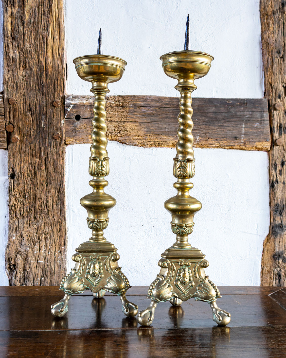 17th Century, Pricket Candlesticks, Italy, Circa 1650 - 1680
