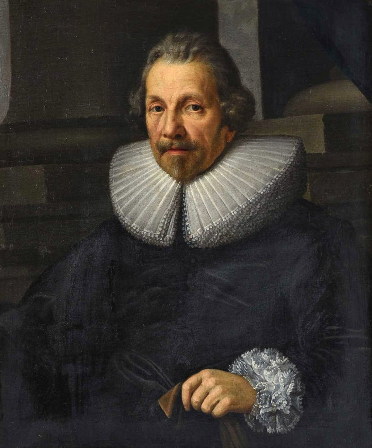 17th century, Portrait Of A Gentleman, Anglo - Dutch School, Circa 1620 - 1630