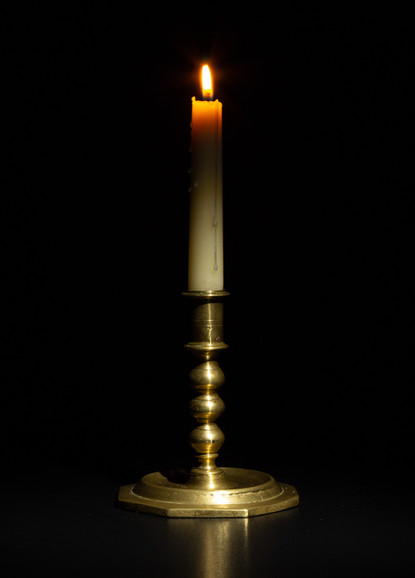 17th, Century, Brass Candle Holder, Spanish, Circa 1650-1680