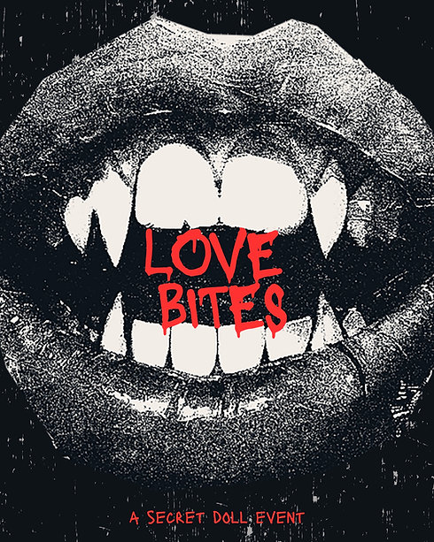 Red Black and White Minimalist Grunge Scary Vampire Happy Halloween Greeting Instagram Pos