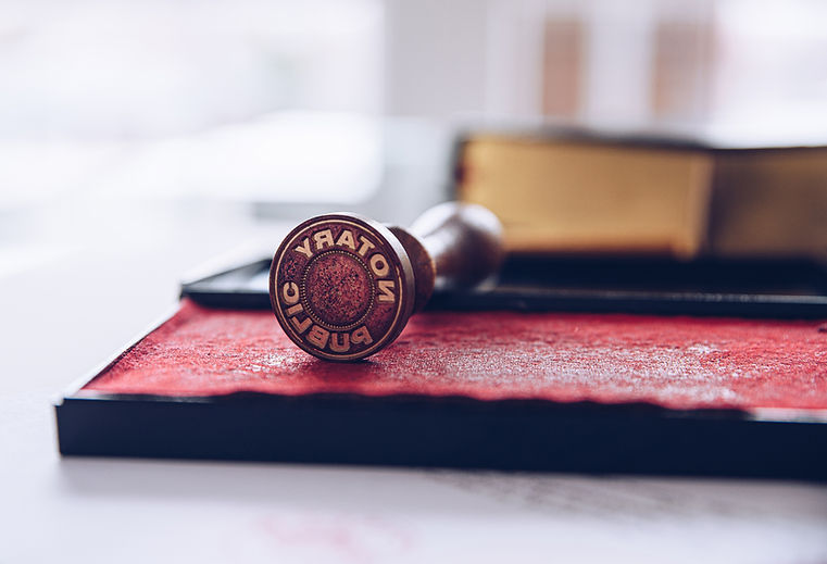 Notary Public, stamp, seal