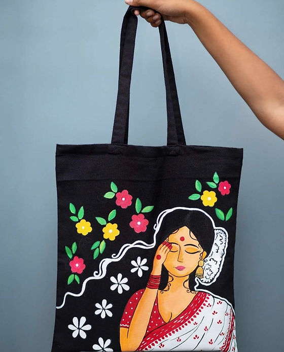 canvas bag painting