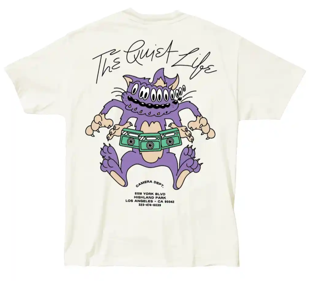 Quiet Life Shakey Cat Camera Tee