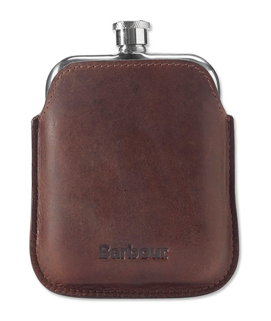barbour hip flask