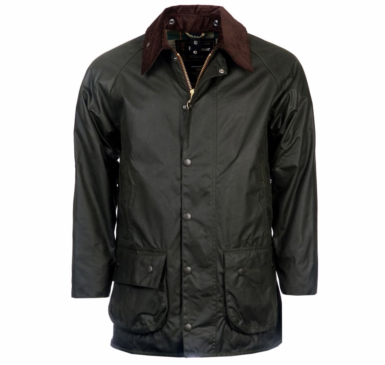 Barbour Beaufort Wax Jacket - Sage