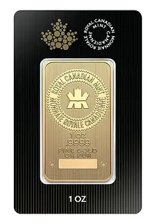 加拿大皇家金條1盎司 - 檢驗卡裝