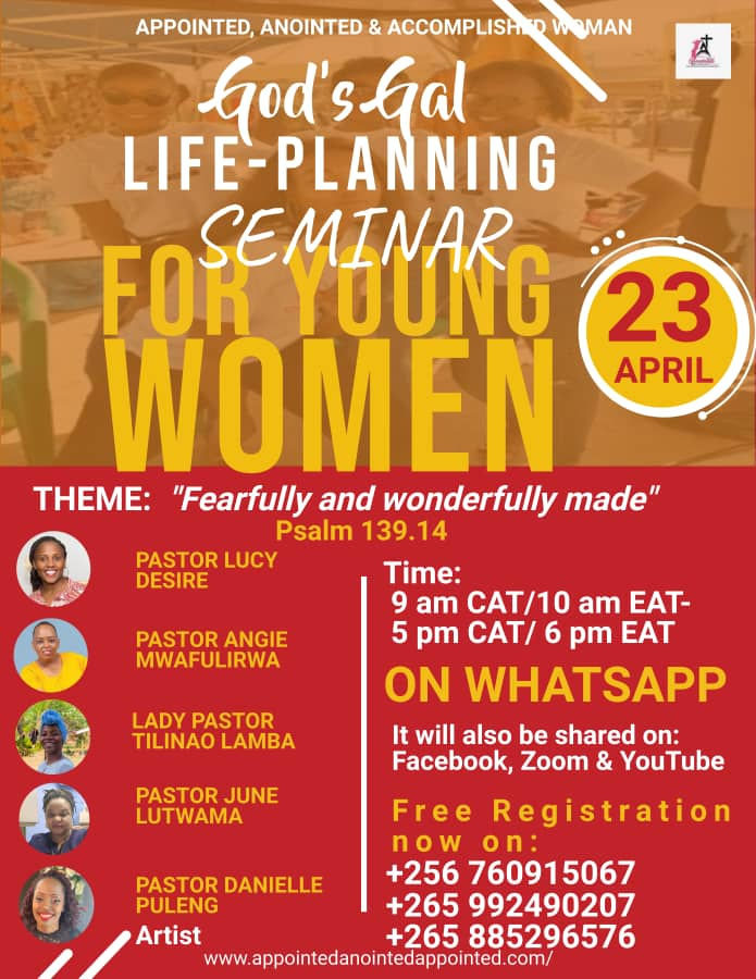 GOD'S GAL LIFE PLANNING SEMINAR