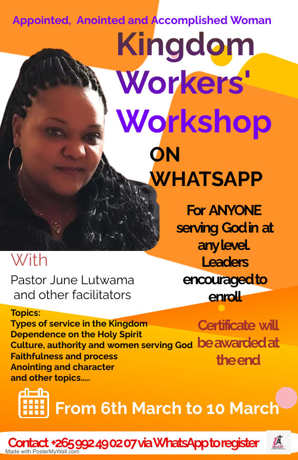 KINGDOM WORKERS WORKSHOP