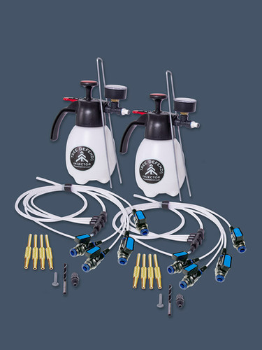 DUAL TREE DEFEND INJECTOR KIT with Brass Valves | TreeDefendr