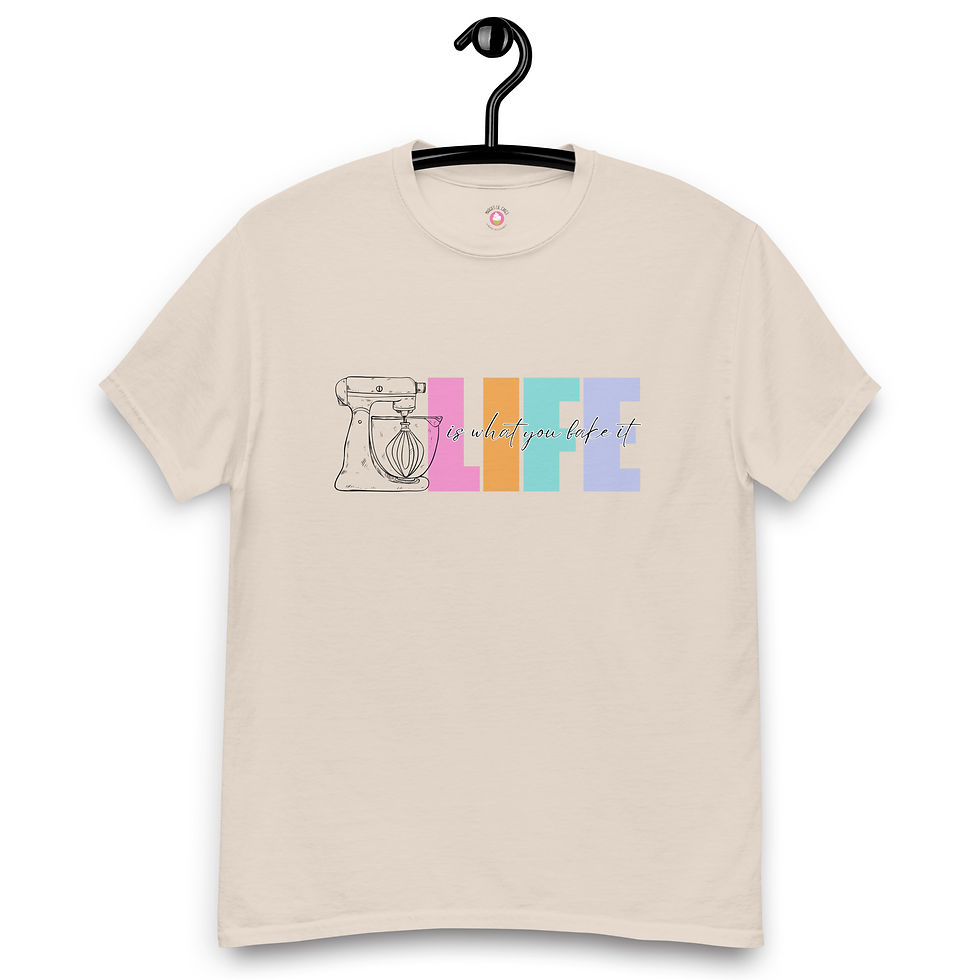 Thumbnail: Life is what you Bake it Unisex classic tee