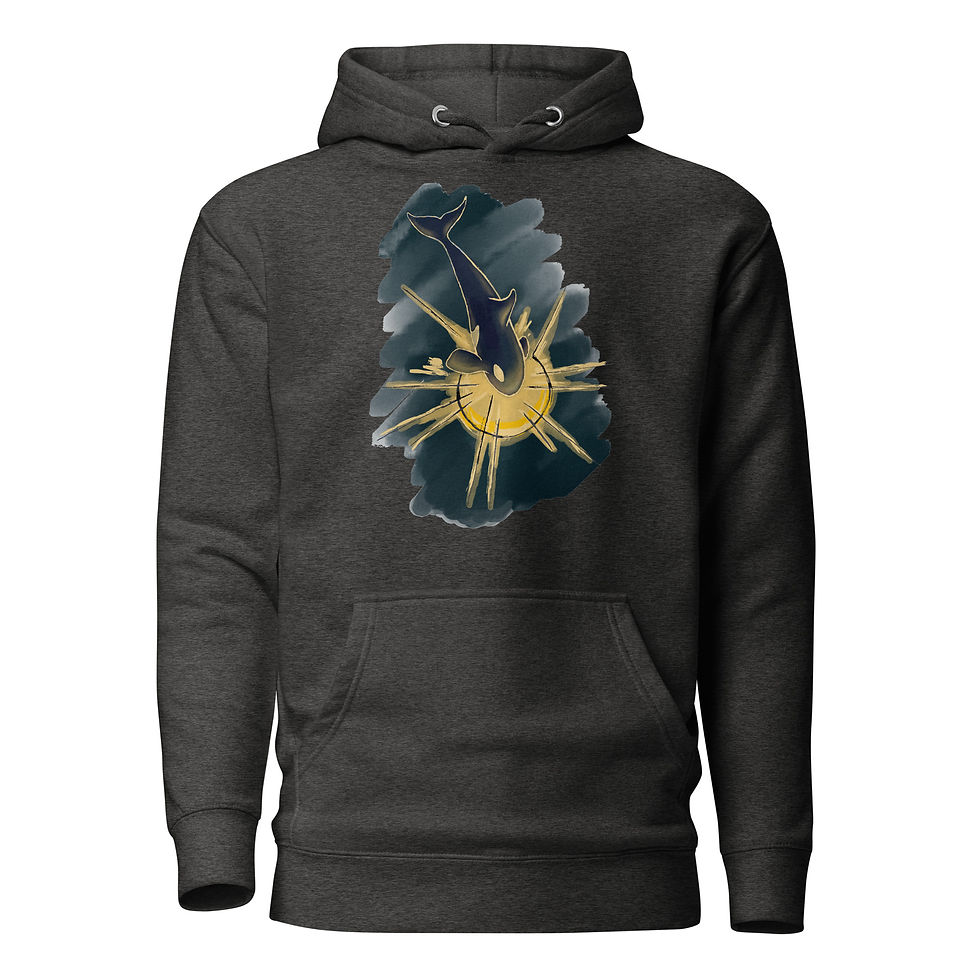 Thumbnail: Orca Sun by Wantok Art - Unisex Hoodie