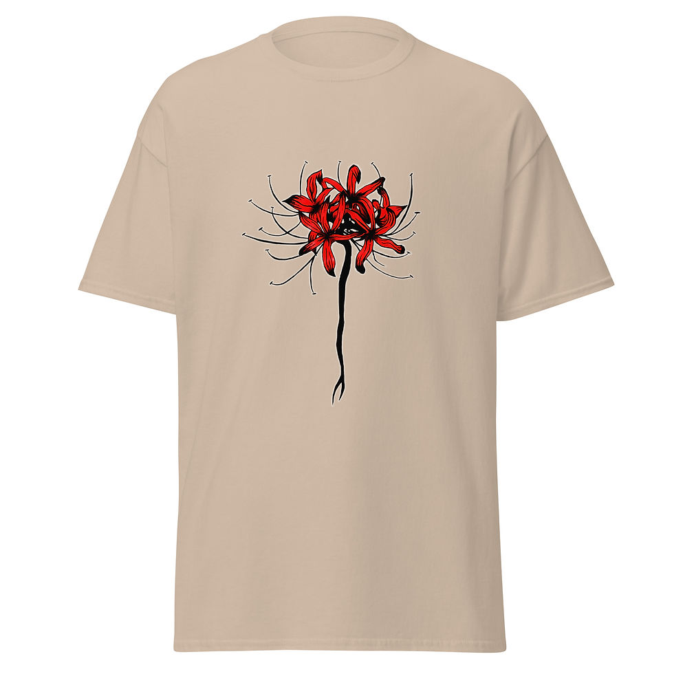 Thumbnail: Red Spider Lily by Leah Dede - Men's classic tee