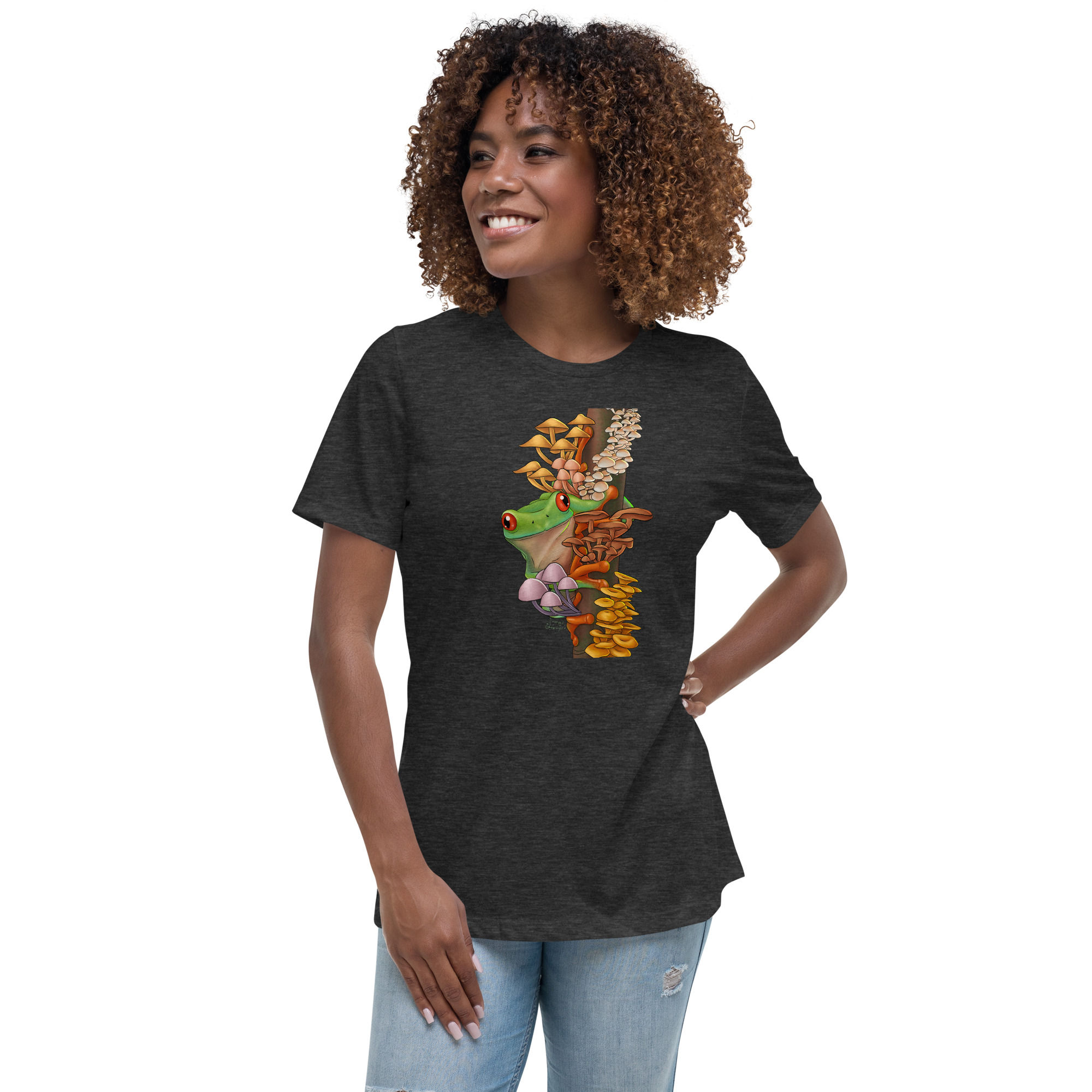 Psychedelic Frog by Stranded in Starlight - Women's Relaxed T-Shirt