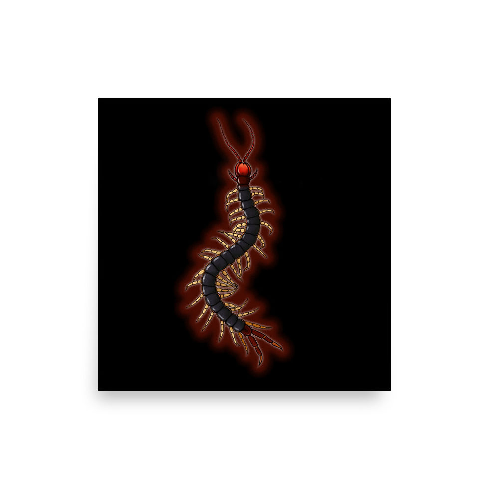 Thumbnail: Centipede by Leah Dede - Poster