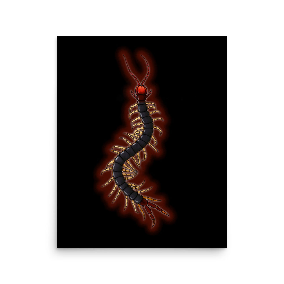 Thumbnail: Centipede by Leah Dede - Poster