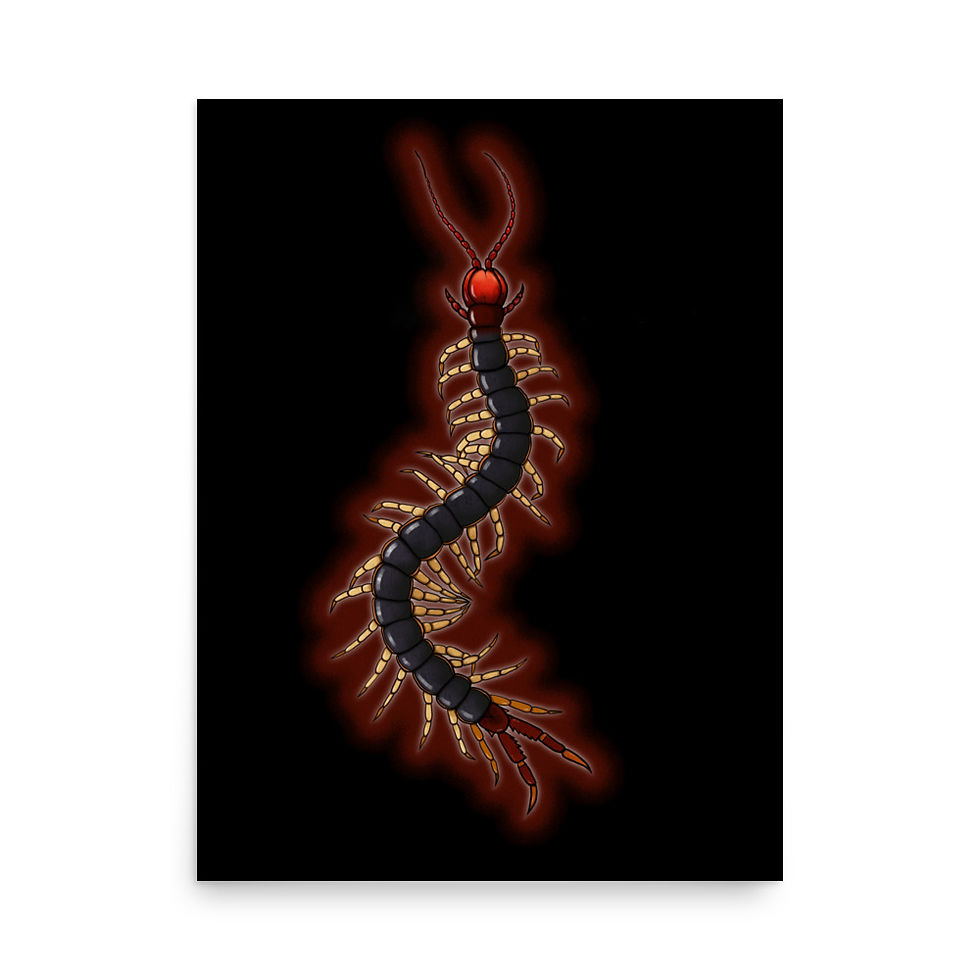 Thumbnail: Centipede by Leah Dede - Poster