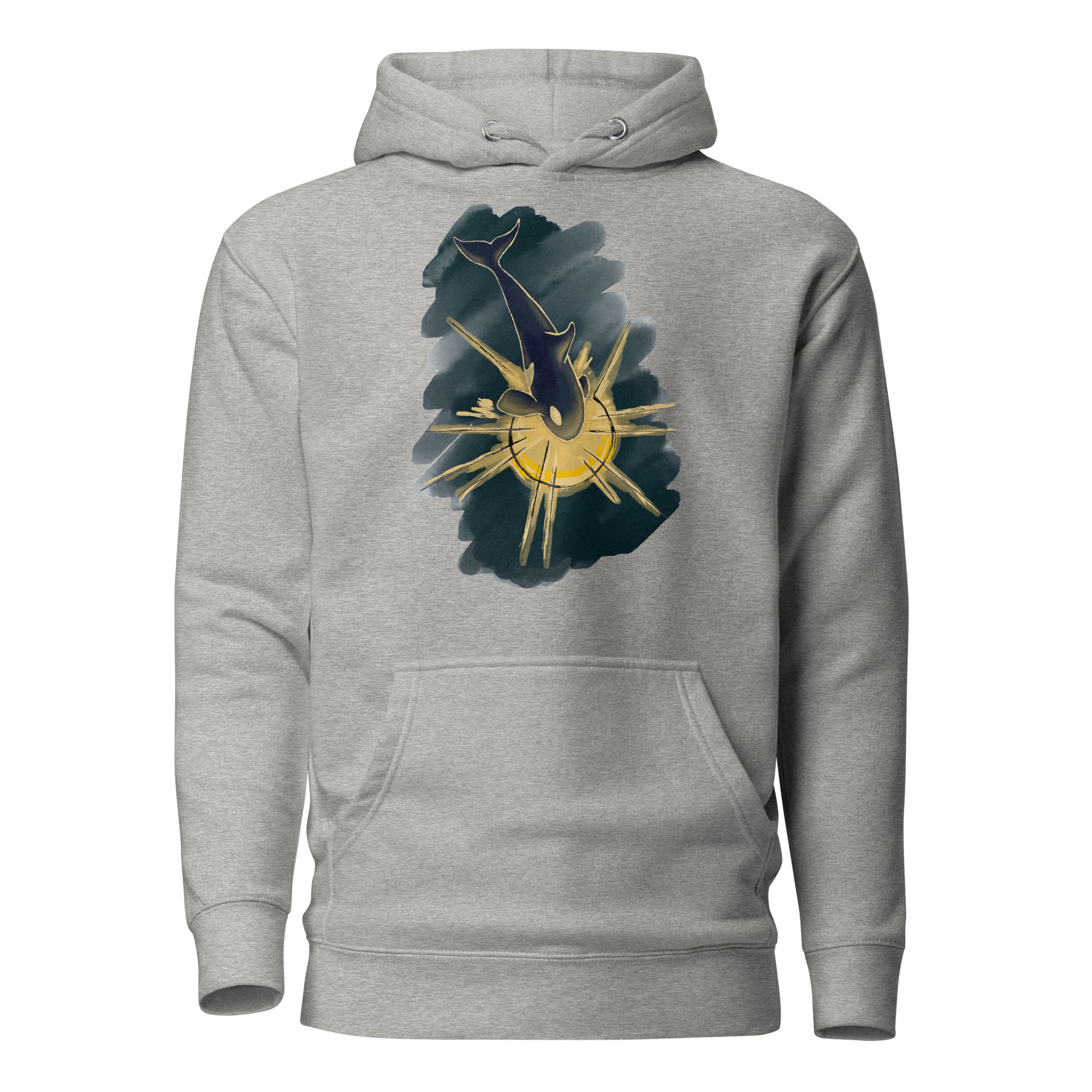 Orca Sun by Wantok Art - Unisex Hoodie